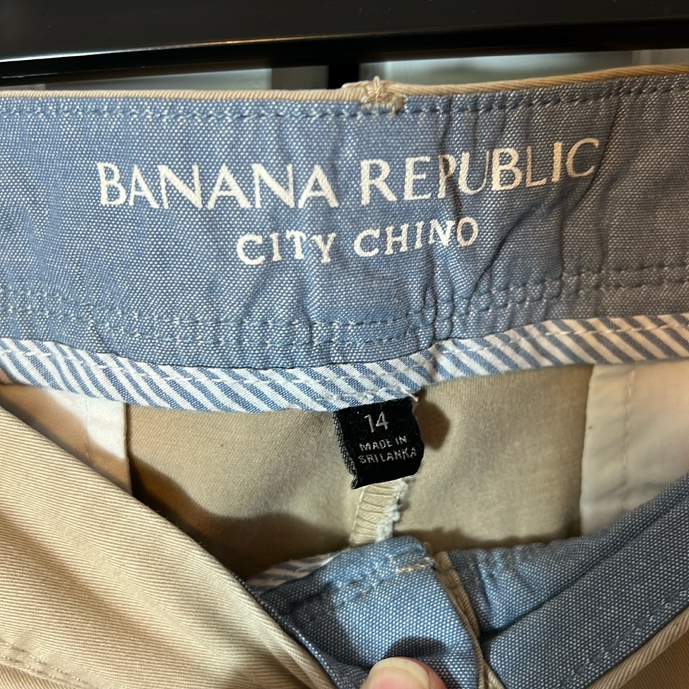 EUC Banana Republic City Chino, straight leg, women’s size 14 - Picture 4 of 15